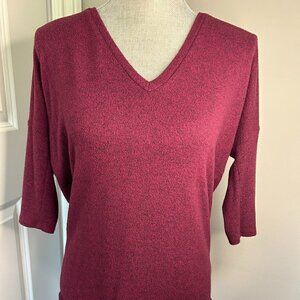 Women's Express 3/4 Sleeve V Neck Size S EUC
